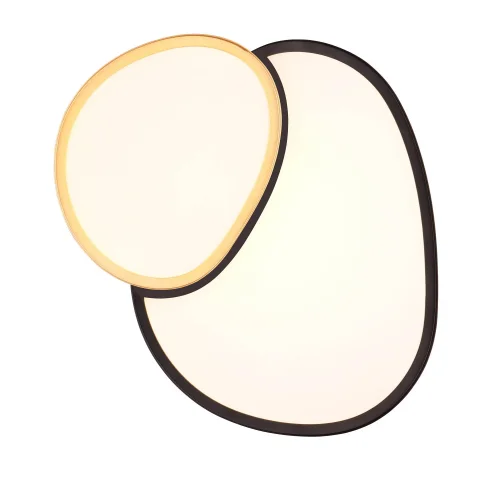 PLAFONIERA LED 21W 2700-6500K NERO-ORO RUBY