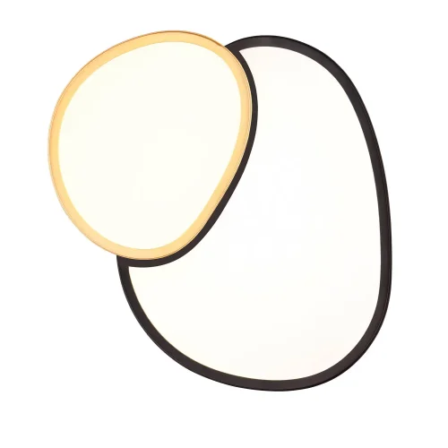 PLAFONIERA LED 21W 2700-6500K NERO-ORO RUBY