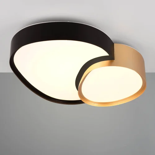 PLAFONIERA LED 21W 2700-6500K NERO-ORO RUBY