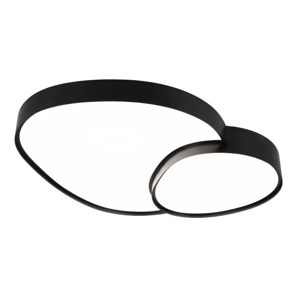 PLAFONIERA LED 45W 2700-6500K NERO RUBY