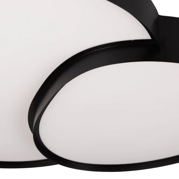 PLAFONIERA LED 45W 2700-6500K NERO RUBY