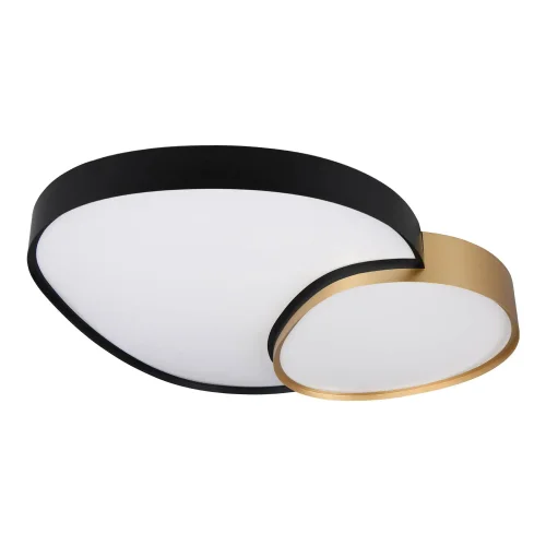 PLAFONIERA LED 45W 2700-6500K NERO-ORO RUBY