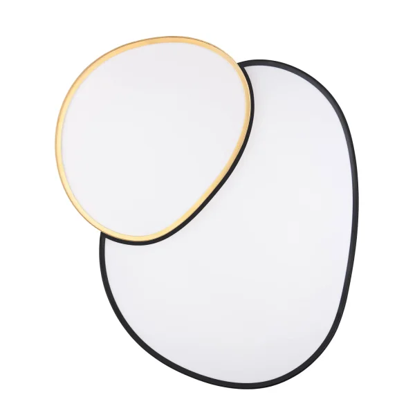 PLAFONIERA LED 45W 2700-6500K NERO-ORO RUBY