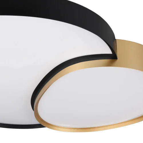 PLAFONIERA LED 45W 2700-6500K NERO-ORO RUBY