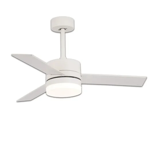 VENTILATORE DA SOFFITTO CON LUCE LED REGOLABILE 17W BIANCO NEW LORENZO