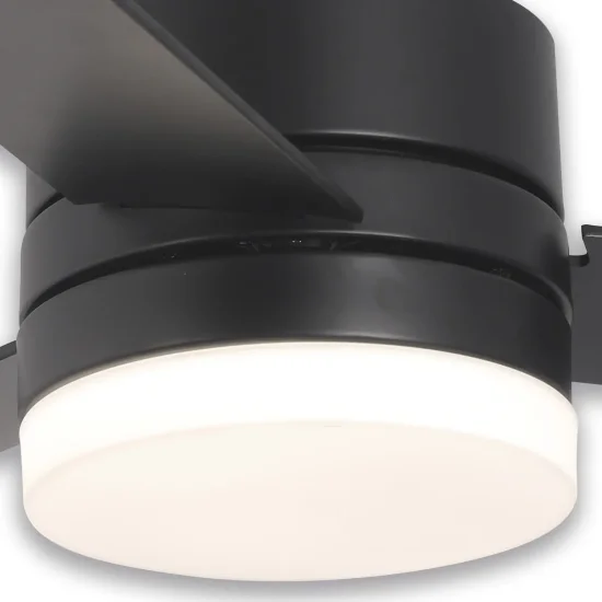 Tetto ventilatore con luce Led 17W Nero Reulable Nuovo Lorenzo 日本語 2