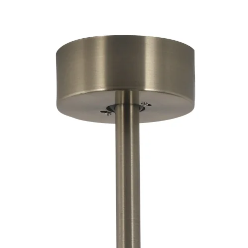 Ventilatore da soffitto con luce LED da 17 W dimmerabile in pelle New Lorenzo | Lúzete