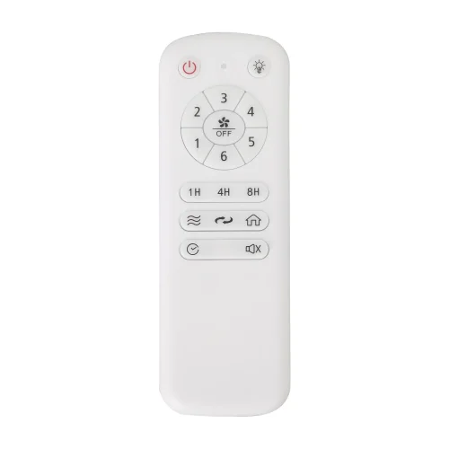 Ventilatore da soffitto con luce LED da 17 W dimmerabile in pelle New Lorenzo | Lúzete