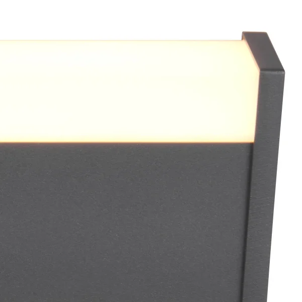 APPLIQUE ESTERNO LED 7W REGOLABILE IP54 ANTRACITE DASHIEL