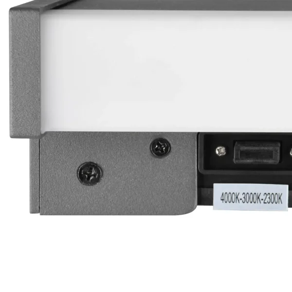 APPLIQUE ESTERNO LED 7W REGOLABILE IP54 ANTRACITE DASHIEL