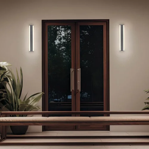 APPLIQUE ESTERNO LED 8W REGOLABLE IP54 ANTRACITE DASHIEL