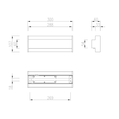 APPLIQUE ESTERNO LED 7W REGOLABILE IP54 ANTRACITE DASHIEL