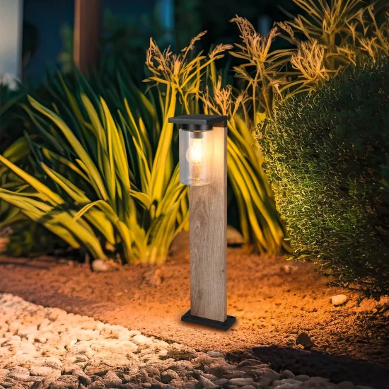 FARETTO ESTERNO CON SENSORE DI LUCE E27 IP44 65CM ARABELA