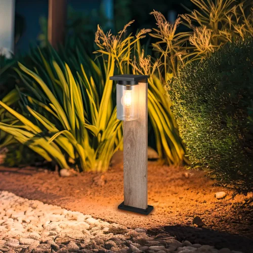 FARETTO ESTERNO CON SENSORE DI LUCE E27 IP44 65CM ARABELA