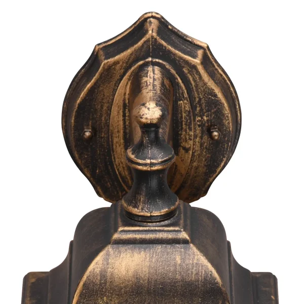 APPLIQUE ESTERNA DISCESA E27 IP44 OSSIDATO 30CM VALESKA