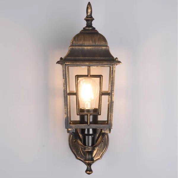 APPLIQUE DA ESTERNO E27 IP44 ÓXIDO 41CM VALESKA