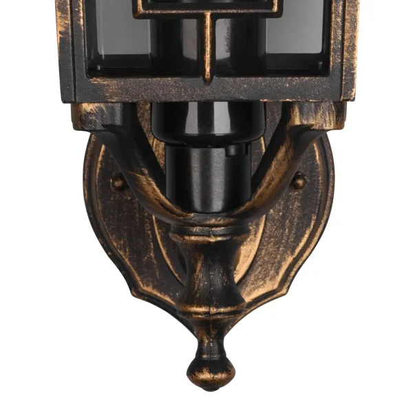 APPLIQUE DA ESTERNO E27 IP44 ÓXIDO 41CM VALESKA