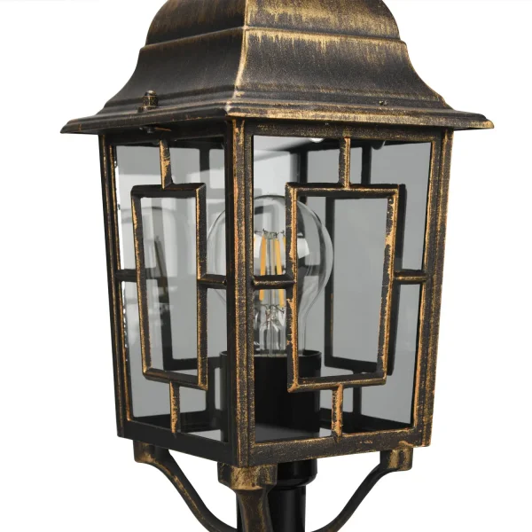 FARO DA ESTERNO E27 IP44 OSSIDO 47CM VALESKA