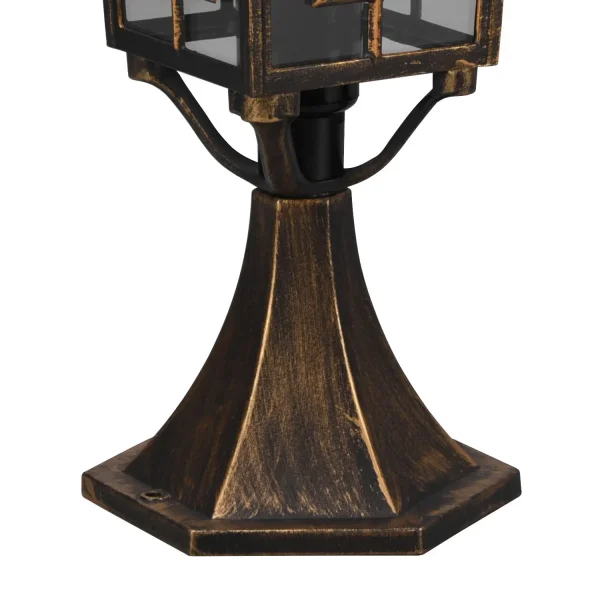 FARO DA ESTERNO E27 IP44 OSSIDO 47CM VALESKA