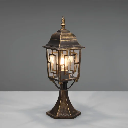 FARO DA ESTERNO E27 IP44 OSSIDO 47CM VALESKA