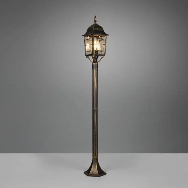 LANTERNA DA ESTERNO E27 IP44 OSSIDO 100CM VALESKA