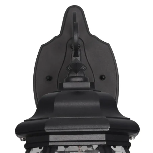 LANTERNA ESTERNA DISCESA E27 IP44 NERA ELOWEN