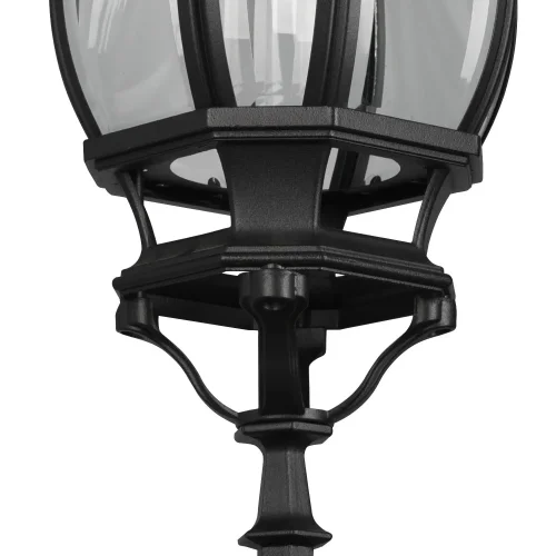 LANTERNA ESTERNA DISCESA E27 IP44 NERA ELOWEN