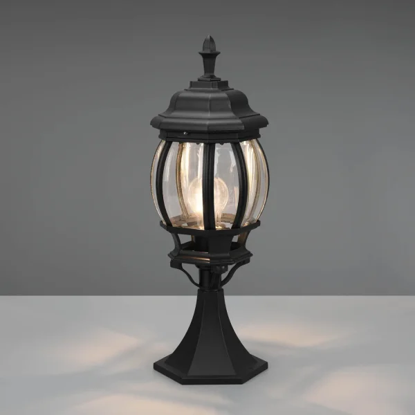 LANTERNA DA ESTERNO E27 IP44 NERO ELOWEN