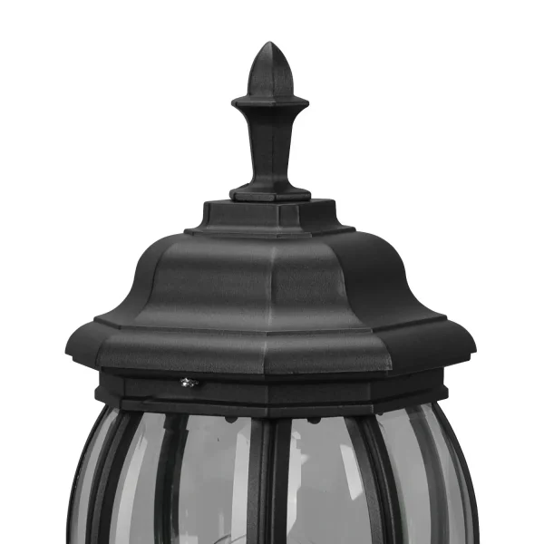 LANTERNA DA ESTERNO E27 IP44 NERO ELOWEN