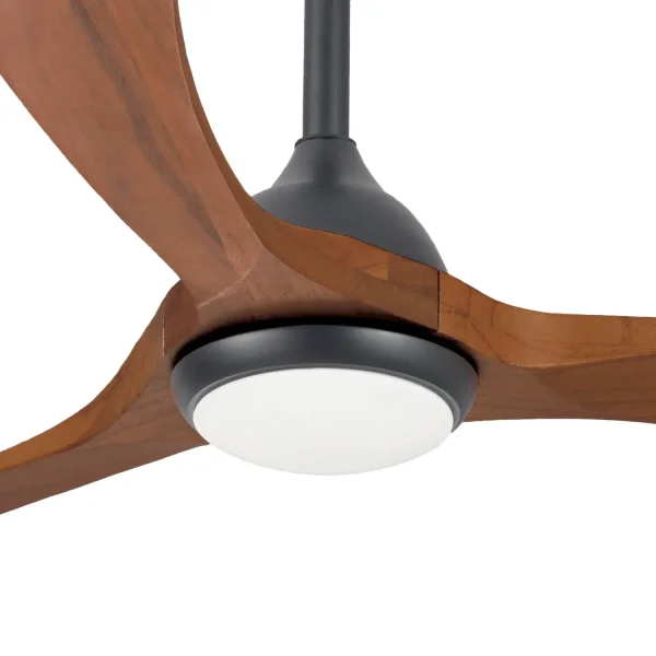 VENTILATORE DA SOFFITTO LED 18W REGOLABILE 3 PALE MOTORE DC ASIER