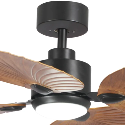 VENTILATORE DA SOFFITTO LED 18W REGOLABILE 4 PALE MOTORE DC LAGOS