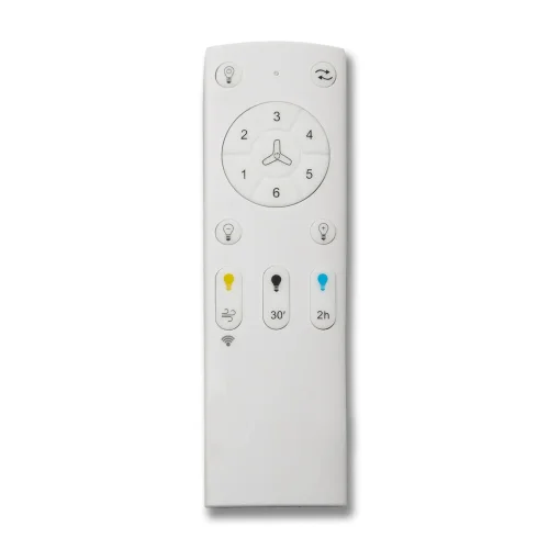 VENTILATORE DA SOFFITTO LED 24W REGOLABILE 8 PALE MOTORE DC SOLEI