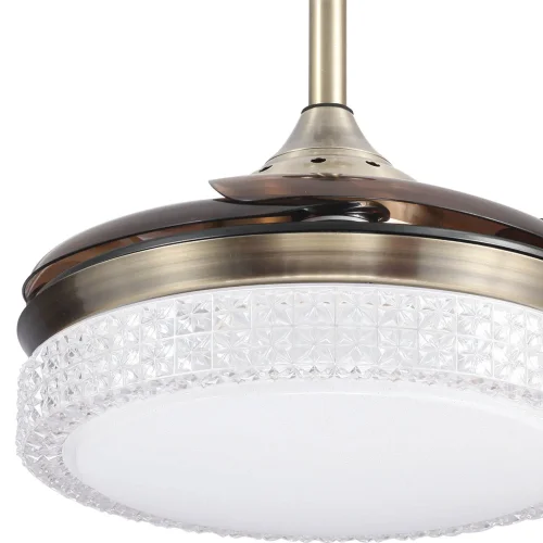 VENTILATORE DA SOFFITTO LED 28W REGOLABILE 4 PALE PIEGHEVOLI MOTORE DC LESTER VENTILATORE DA SOFFITTO LED 28W REGOLABILE 4 PALE PIEGHEVOLI MOTORE DC LESTER