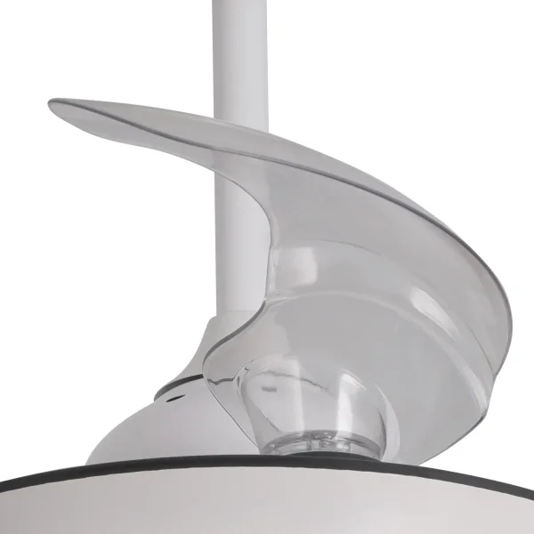 VENTILATORE DA SOFFITTO LED 24W REGOLABILE 4 PALE PIEGHEVOLI MOTORE DC MONTREAL