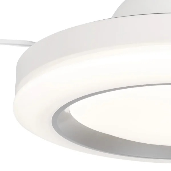 VENTILATORE DA SOFFITTO LED 35W REGOLABILE 4 PALE PIEGHEVOLI MOTORE DC ODENSE VENTILATORE DA SOFFITTO LED 35W REGOLABILE 4 PALE PIEGHEVOLI MOTORE DC ODENSE