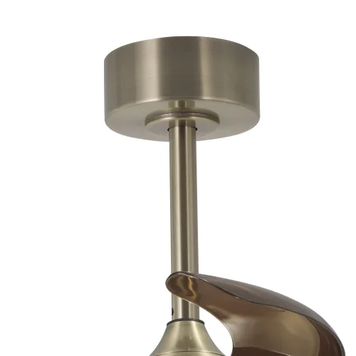 VENTILATORE DA SOFFITTO LED 24W REGOLABILE CUOIO 4 PALE PIEGHEVOLI MOTORE DC PALMA VENTILATORE DA SOFFITTO LED 24W REGOLABILE CUOIO 4 PALE PIEGHEVOLI MOTORE DC PALMA