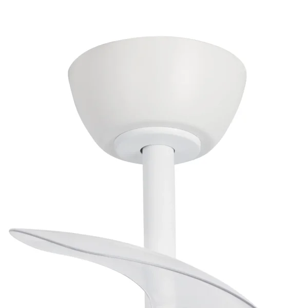 VENTILATORE DA SOFFITTO LED 24W REGOLABILE BIANCO 4 PALE PIEGHEVOLI GERALDTON