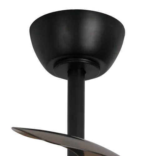 VENTILATORE DA SOFFITTO LED 24W REGOLABILE NERO 4 PALE PIEGHEVOLI GERALDTON