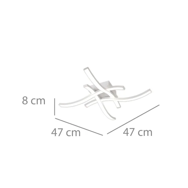 PLAFONIERA LED 22 W 4000K BIANCO EVANDER PLAFONIERA LED 22 W 4000K BIANCO EVANDER