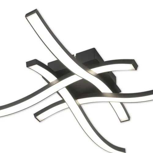 PLAFONIERA LED 22 W 4000K NERO EVANDER