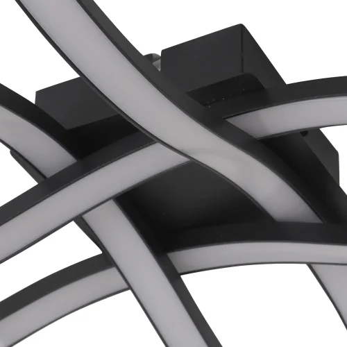 PLAFONIERA LED 22 W 4000K NERO EVANDER