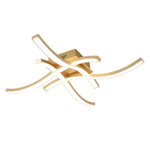 PLAFONIERA LED 22 W 4000K FOGLIA ORO EVANDER PLAFONIERA LED 22 W 4000K FOGLIA ORO EVANDER