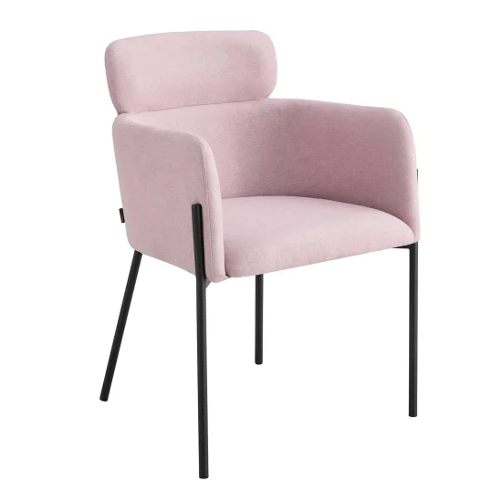 POLTRONA IMBOTTITA ROSA PASTELLO COSMO
