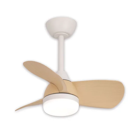 VENTILATORE DA SOFFITTO LED 17W REGOLABILE MOTORE DC LEGNO CHIARO SIERRA