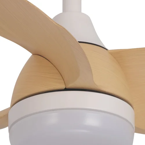 VENTILATORE DA SOFFITTO LED 17W REGOLABILE MOTORE DC LEGNO CHIARO SIERRA