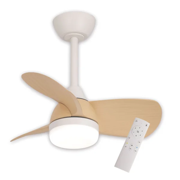 VENTILATORE DA SOFFITTO LED 17W REGOLABILE MOTORE DC LEGNO CHIARO SIERRA VENTILATORE DA SOFFITTO LED 17W REGOLABILE MOTORE DC LEGNO CHIARO SIERRA