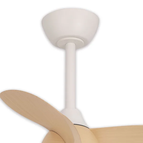 VENTILATORE DA SOFFITTO LED 17W REGOLABILE MOTORE DC LEGNO CHIARO SIERRA