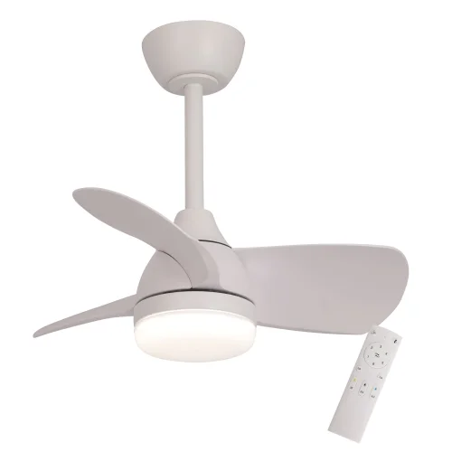 VENTILATORE DA SOFFITTO LED 17W REGOLABILE MOTORE DC BIANCO SIERRA