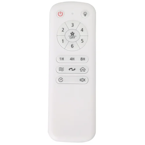 VENTILATORE DA SOFFITTO CON LUCE LED 24W REGOLABILE MOTORE DC ROSSO INDIGO CASCADE