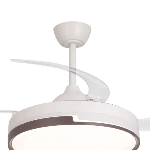Ventilatore da Soffitto LED 48W Regolabile con 4 Pale Pieghevoli Skyler | Lúzete Ventilatore da Soffitto LED 48W Regolabile con 4 Pale Pieghevoli Skyler | Lúzete